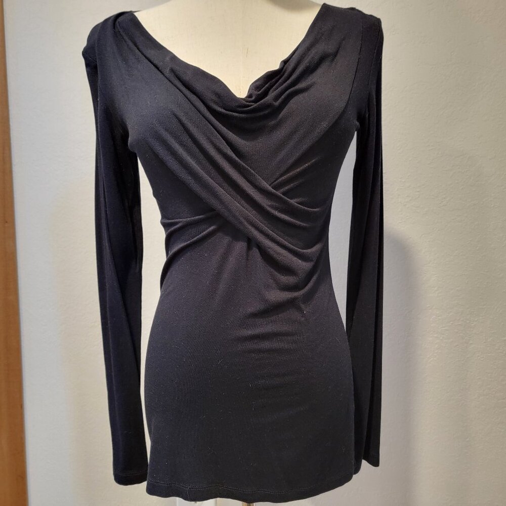CAbi Blouse, XS, Blk. So Light and Comfy! Dress up or down! Excellent Condition!